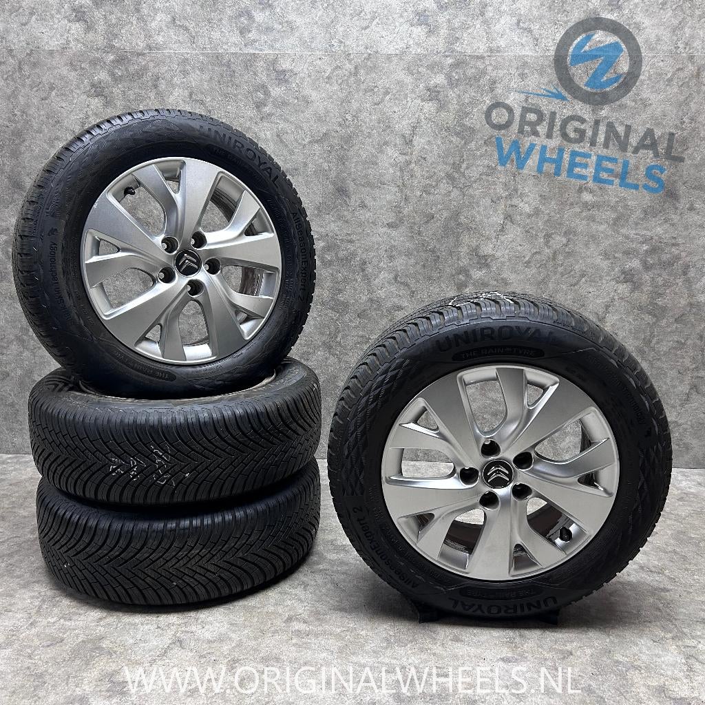 16 inch velgen + 4S banden Citroen C4 (grand) Picasso, Gebruikt, 16 inch, Banden en Velgen, Personenwagen