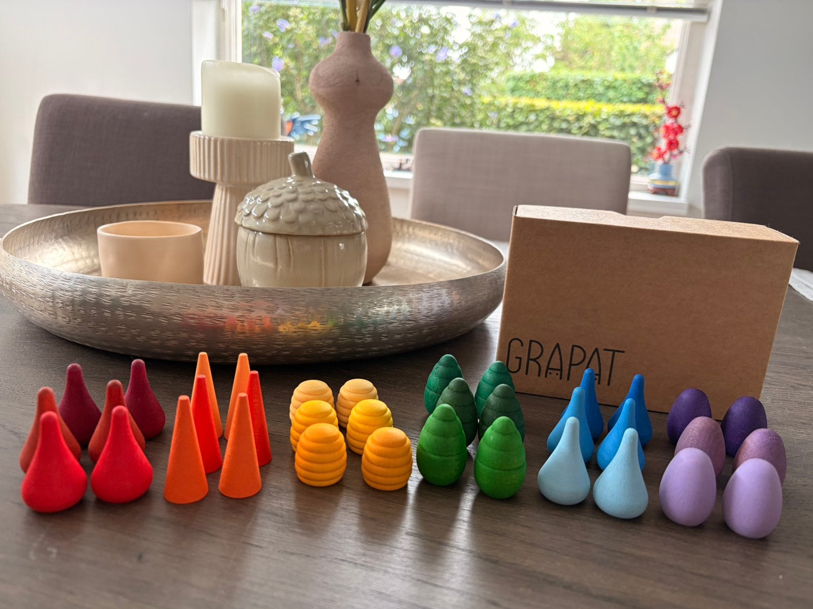 Grapat loose parts mandela regenboog, Ophalen of Verzenden, Nieuw