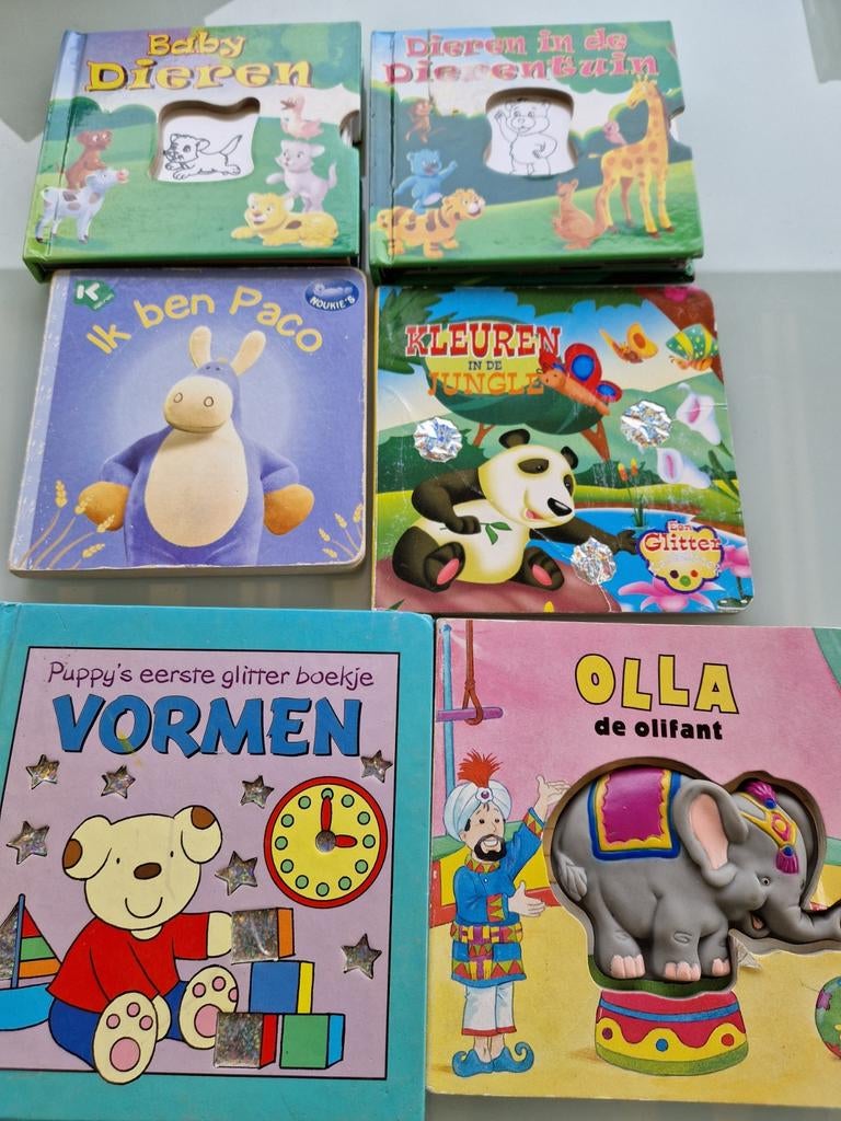 6 boeken voor peuters, Ophalen of Verzenden, Gelezen