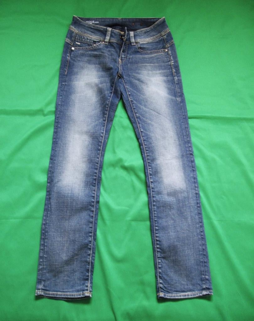 qsj  LEUKE DAMES JEANS van G-STAR RAW (Saddle) Maat:26/30, Ophalen of Verzenden, Zo goed als nieuw, Blauw, W28 - W29 (confectie 36)