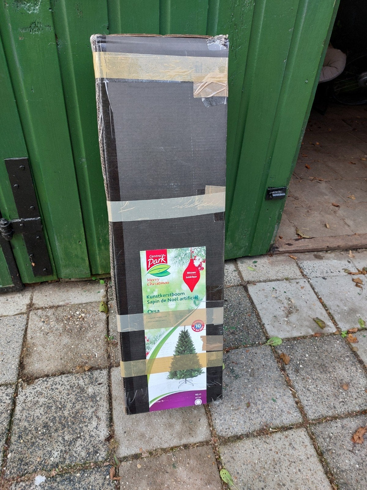 kunstkerstboom, Ophalen
