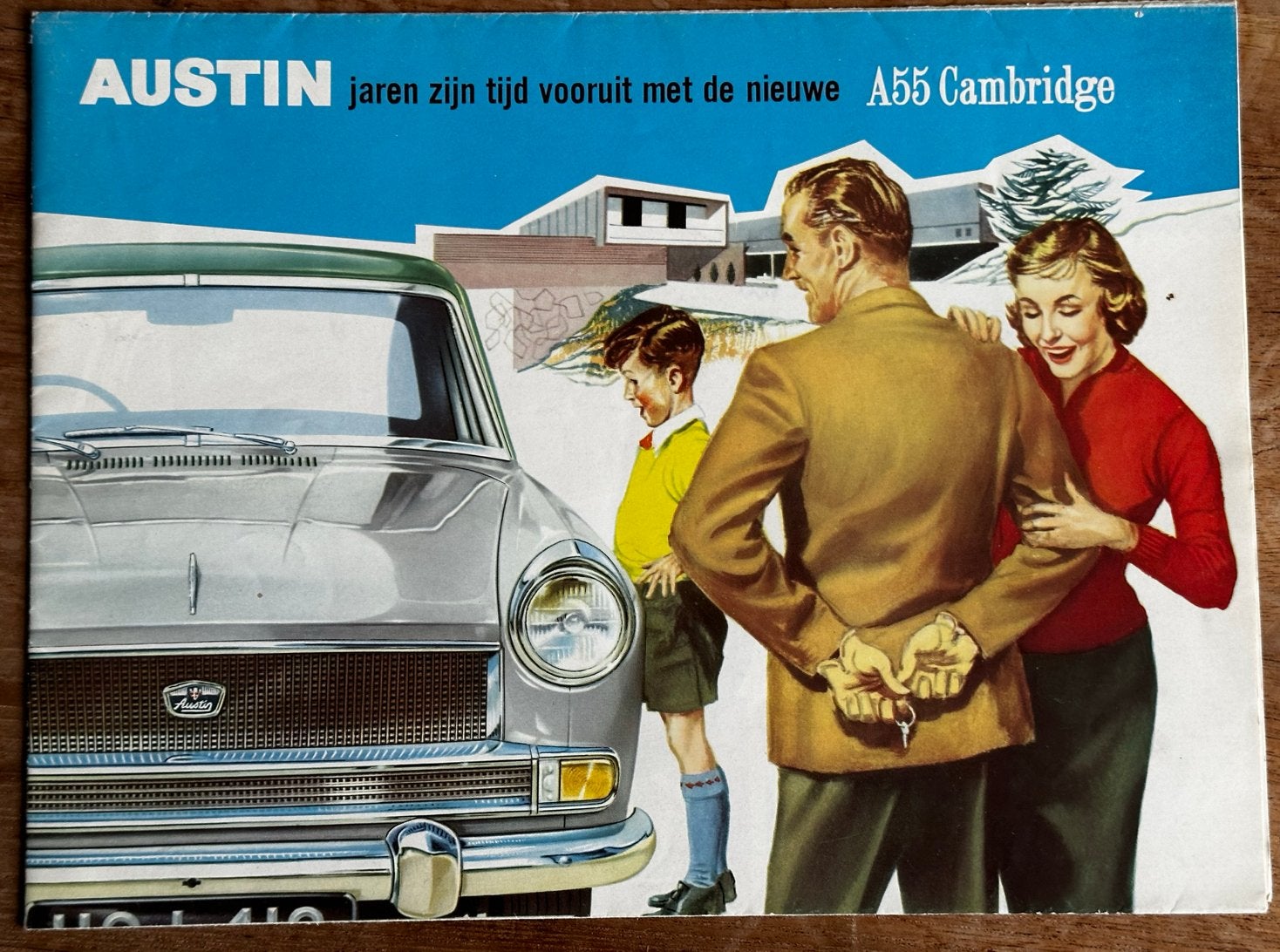 2x Autofolder Austin A99 Cambridge Nederlands en Engels, Verzenden, Gelezen, Overige merken