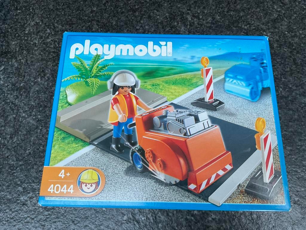 Playmobil Wegenbouwer met voegensnijder 4044, Ophalen, Nieuw, Complete set