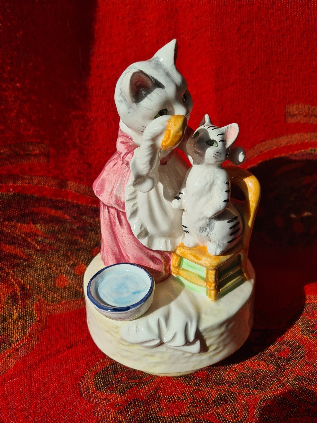 Beatrix Potter muziekdoosje MS Tabitha Twitchit, Ophalen of Verzenden