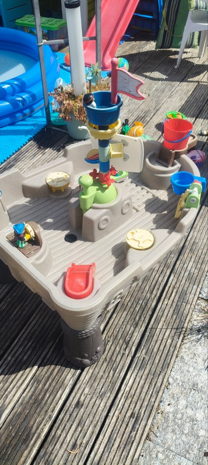 Little tikes piratenboot, Ophalen