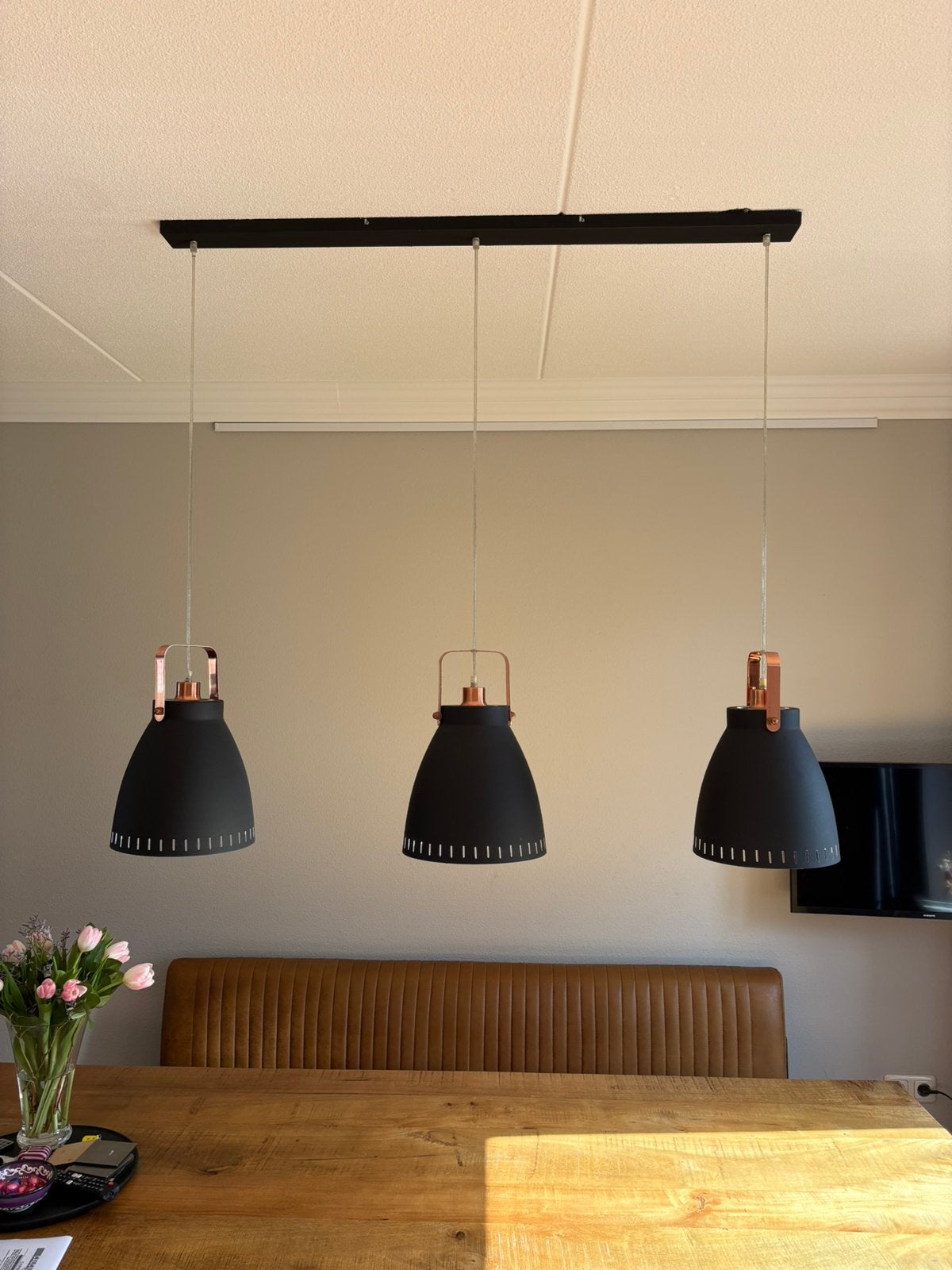 Hanglamp eettafel, Huis en Inrichting, Lampen | Hanglampen, Gebruikt, Ophalen