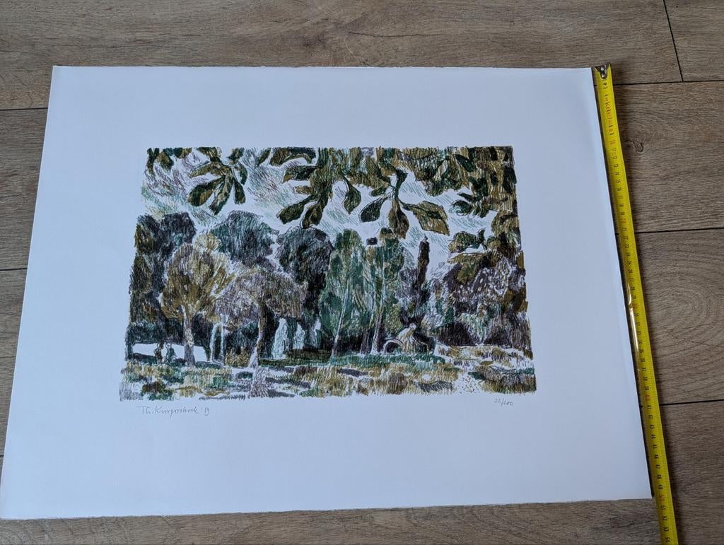 Theo Kurpershoek, Antiek en Kunst, Kunst | Tekeningen en Foto's, Ophalen