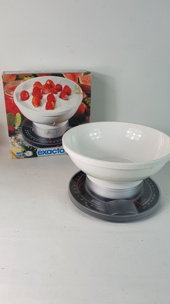 Soehnle Exacta vintage weegschaal rond, 3kg. 8A9, Tweedehands verkoop, Tweedehands verkoop, Gebruikt, Ophalen of Verzenden