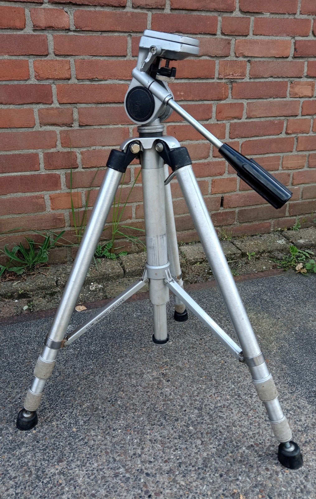 Slik Master Tripod Deluxe Vintage foto / video statief, Ophalen of Verzenden, Minder dan 150 cm, Driepoot