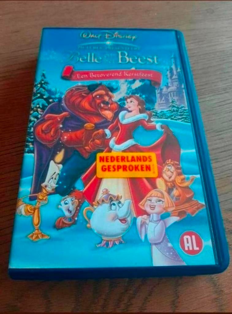 Disney Belle en het Beest betoverend kerstfeest. NIEUW, Cd's en Dvd's, VHS | Kinderen en Jeugd, Tekenfilm, Alle leeftijden, Ophalen of Verzenden