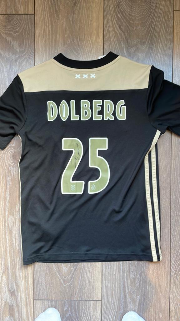 Gesigneerd Ajax shirt Dolberg 2019, Ophalen of Verzenden, Zo goed als nieuw, Shirt