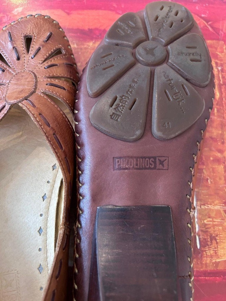 Spaanse schoenen Piкolinos, echt leer,  maat 41, Schoenen met lage hakken, Bruin, Nieuw, Ophalen of Verzenden