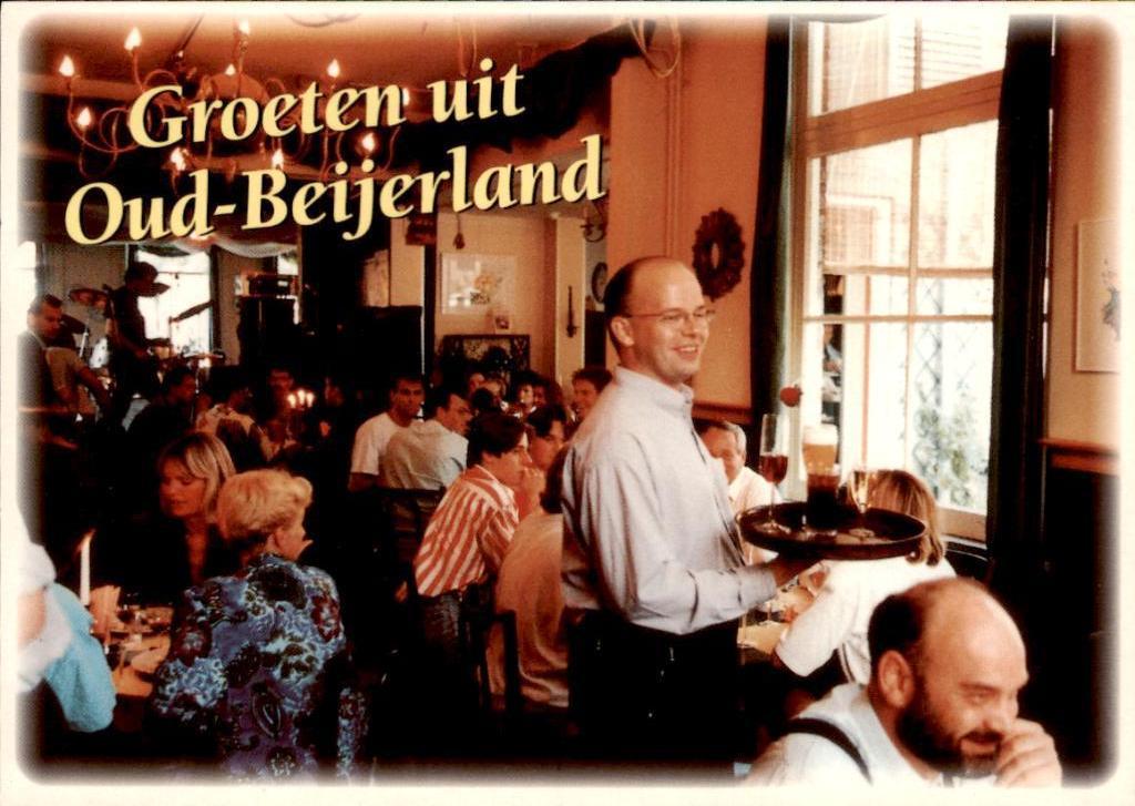 Groeten uit Oud Beijerland, bruine kroeg, Verzenden, 1980 tot heden, Ongelopen, Zuid-Holland