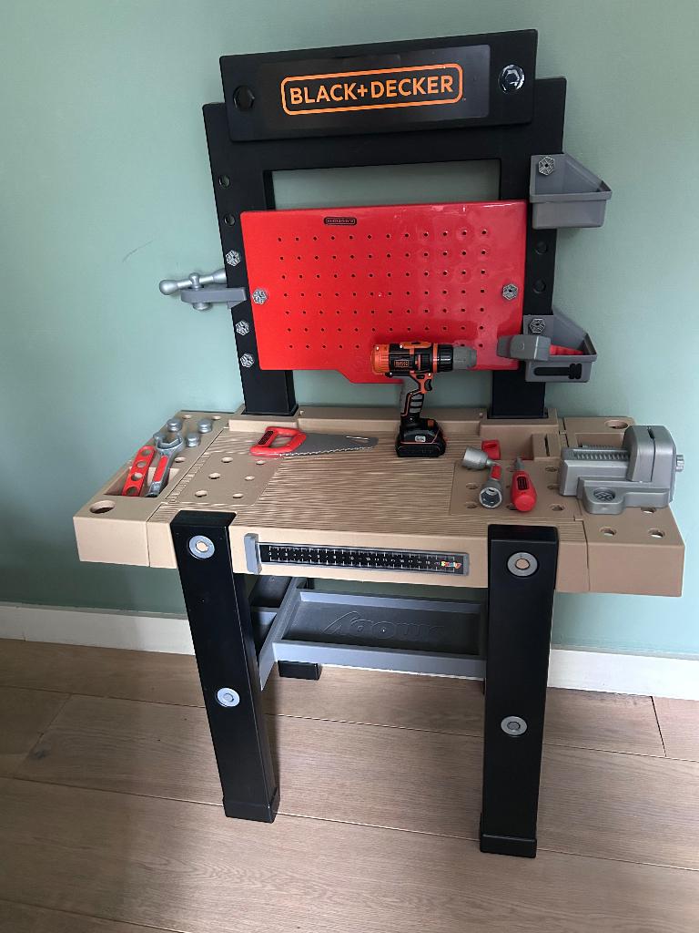 Black + Decker werkbank en speelgoed, Ophalen, Zo goed als nieuw