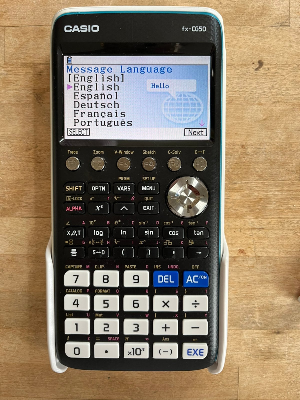 Casio fx-CG50 grafische rekenmachine, Ophalen of Verzenden, Grafische rekenmachine, Gebruikt