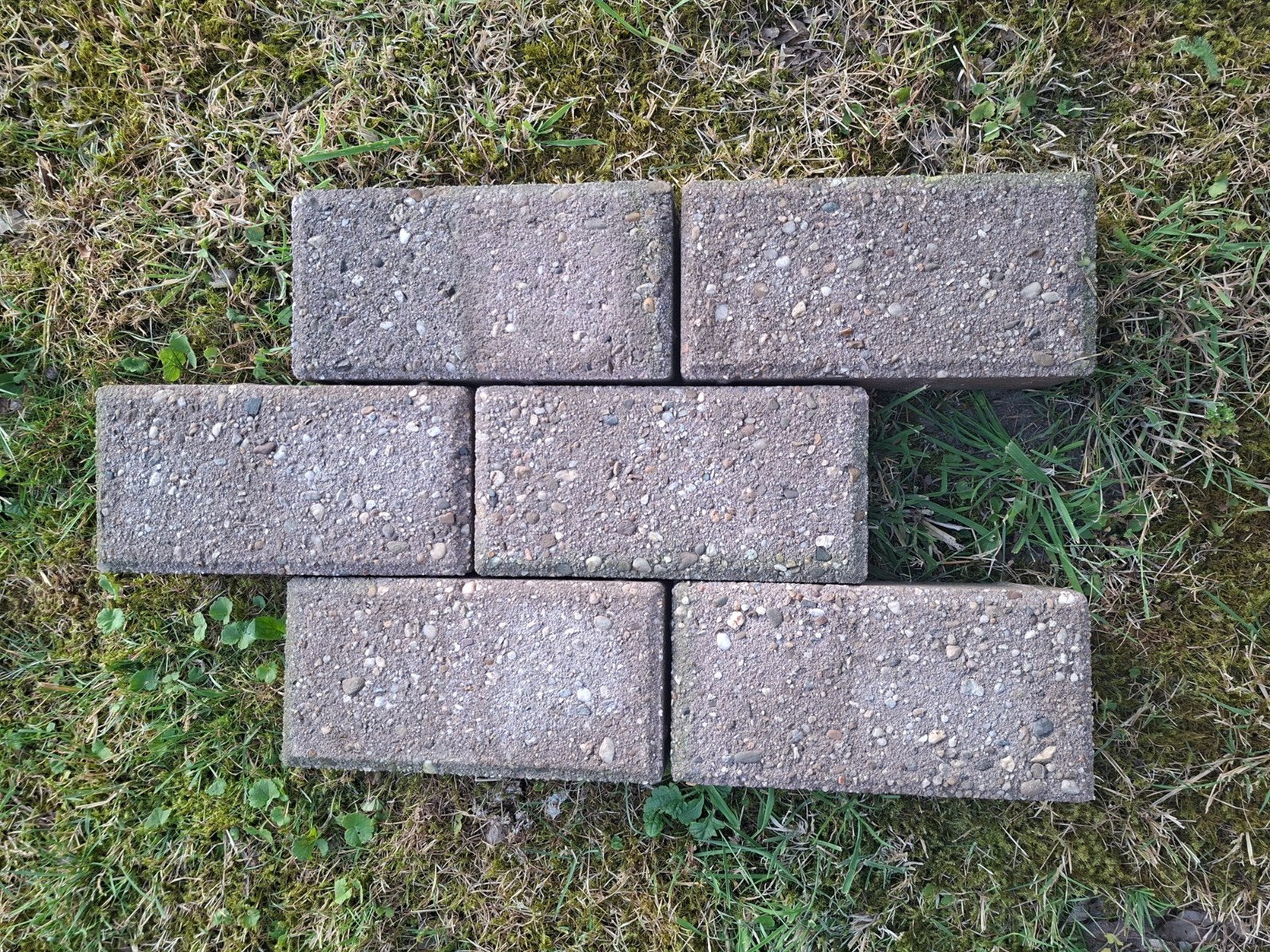 26 m2 betonklinker BKK Heide 21x10,5x7 cm, Tuin en Terras, Tegels en Klinkers, Ophalen, Gebruikt, Klinkers, 10 m² of meer