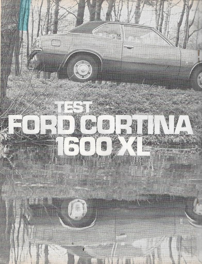 Roadtest  Ford CORTINA 1600 XL / 1600XL, Autovisie 1971., Ford, Nieuw, Ophalen of Verzenden, Autovisie