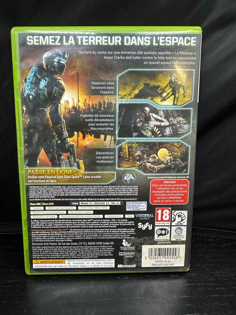 Dead Space 2 - Xbox 360 - Zo goed als nieuw, Spelcomputers en Games, D, Online, Vanaf 18 jaar, Shooter