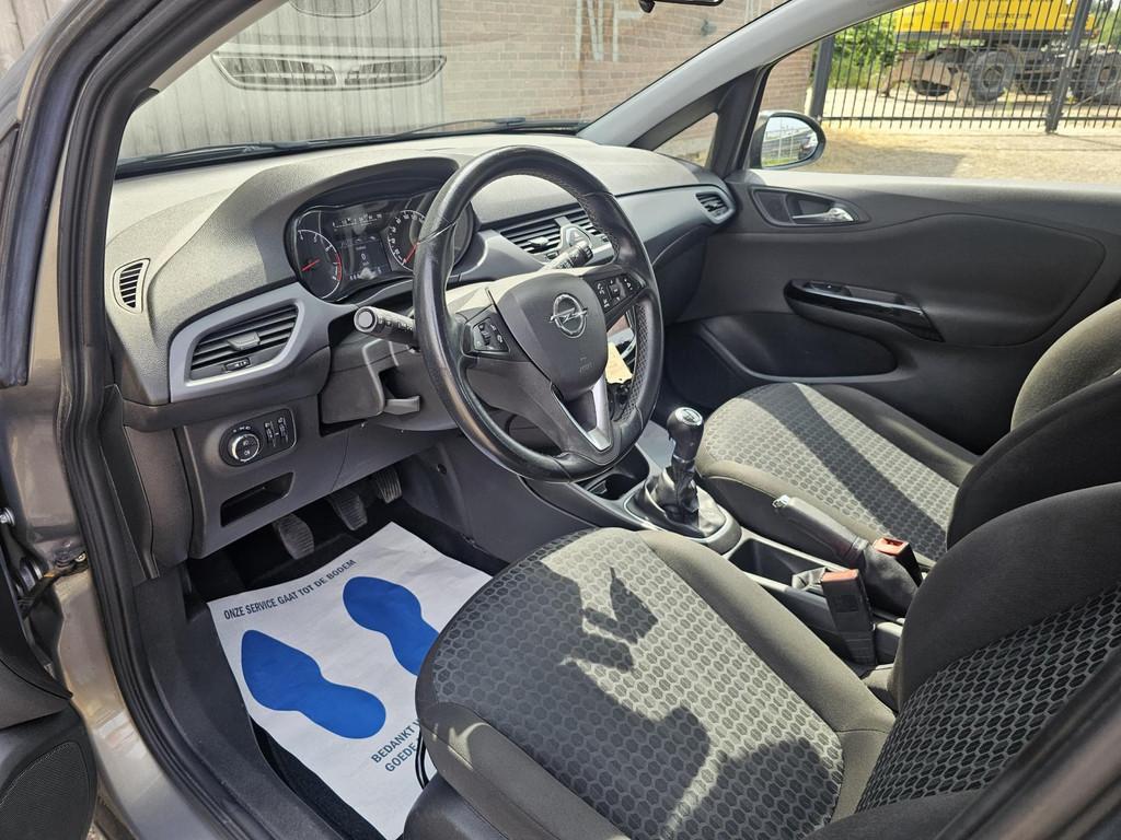 Opel Corsa 1.0 Turbo Edition Airco, PDC, Cruise, NAP, Voorwielaandrijving, Stof, Gebruikt, Bruin