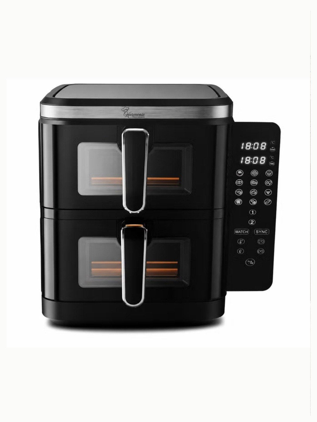 Harmonie 4-in-1 Digitale Airfryer - 11L (Double Stack), Ophalen of Verzenden, Nieuw, Airfryer XL, 1500 gram of meer