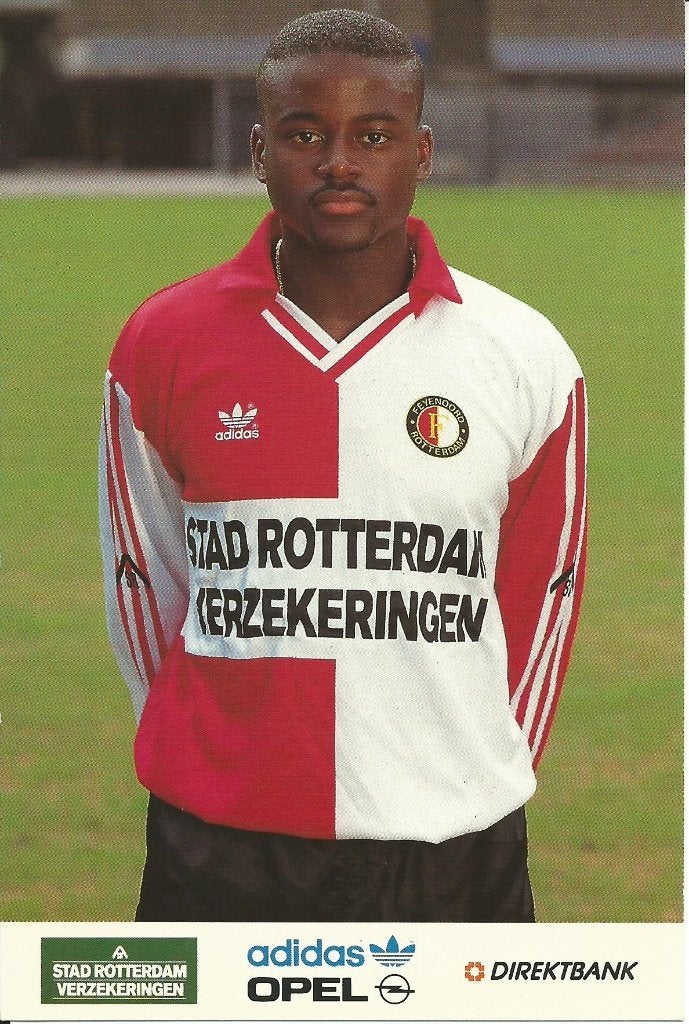 1992-1993 fotokaart Lloyd Kammeron Feyenoord, Verzenden, Zo goed als nieuw, Feyenoord, Spelerskaart