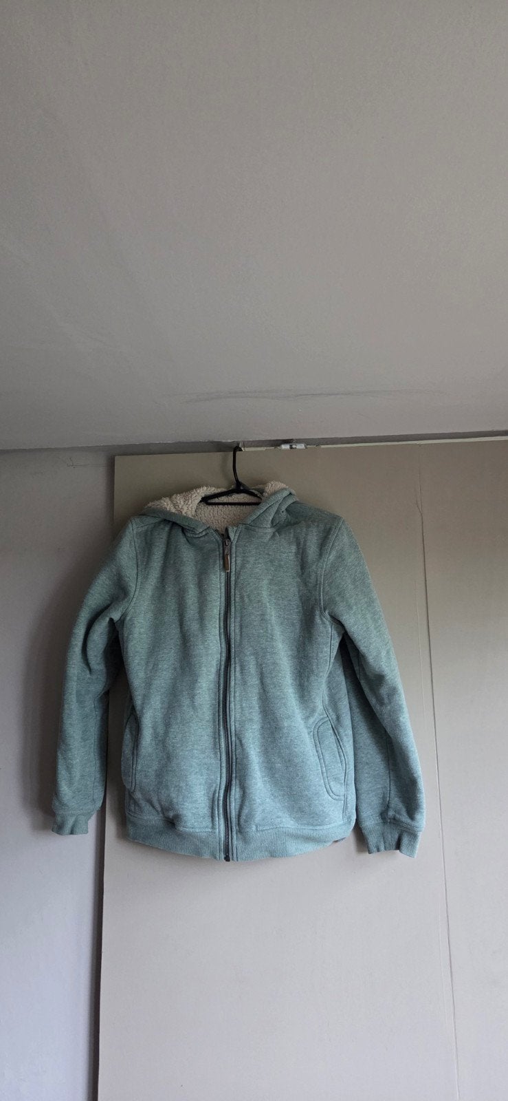 Mooi groen borgvest Hema maat 158/164 met teddystof, Ophalen of Verzenden, Gebruikt, Hema, Jongen of Meisje
