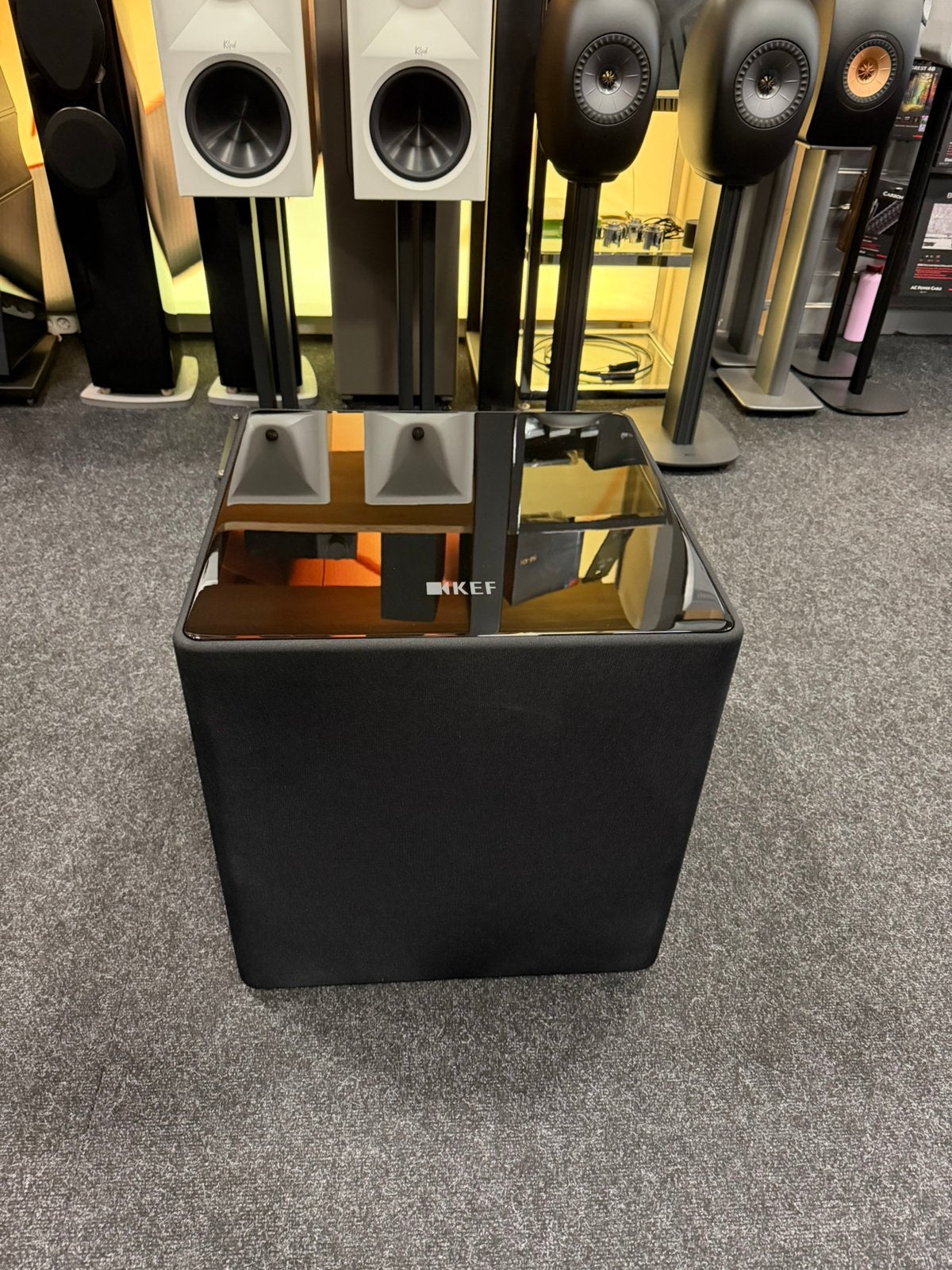 Kef Kube 15 Mie, Ophalen of Verzenden, Refurbished, Subwoofer, Overige merken