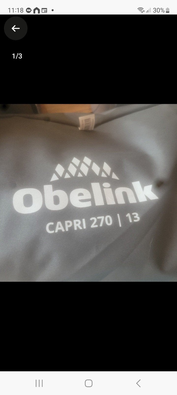 obelink capri omloop 13 . 2weeken gebruik, Caravans en Kamperen, Tenten, Ophalen