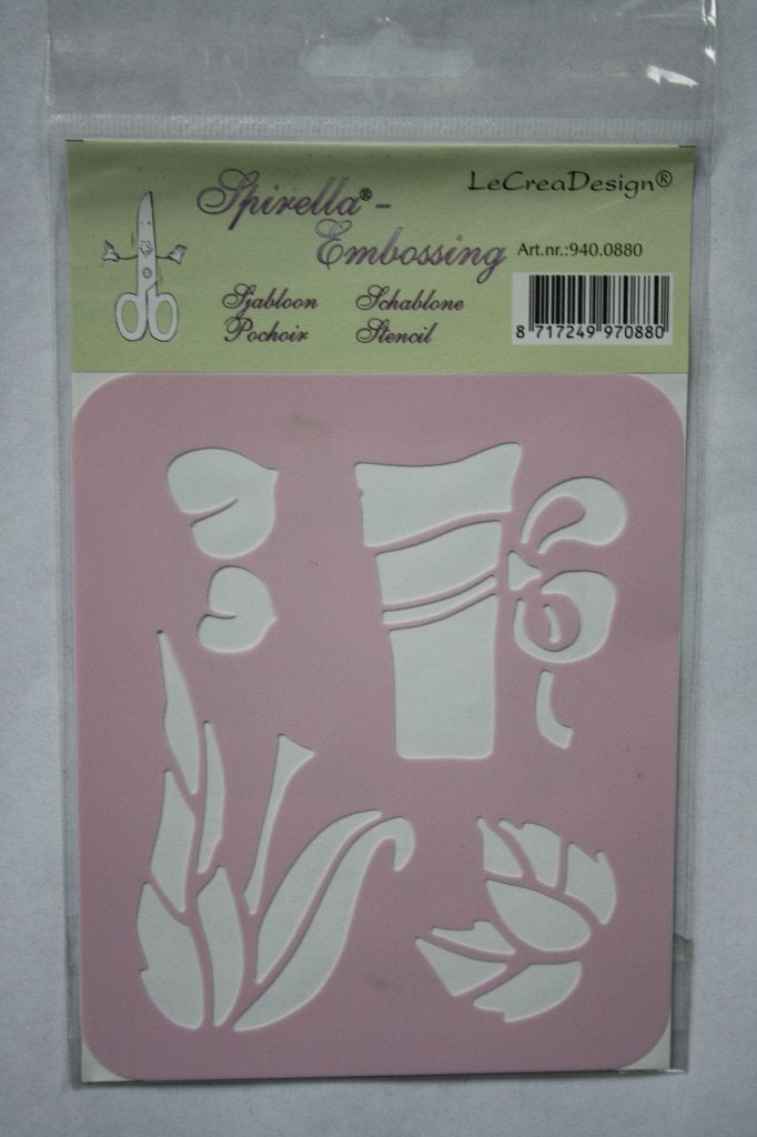 Spirella-Embossing sjabloon nr. 880, Ophalen of Verzenden, Nieuw, Overige thema's, Pons of Mal