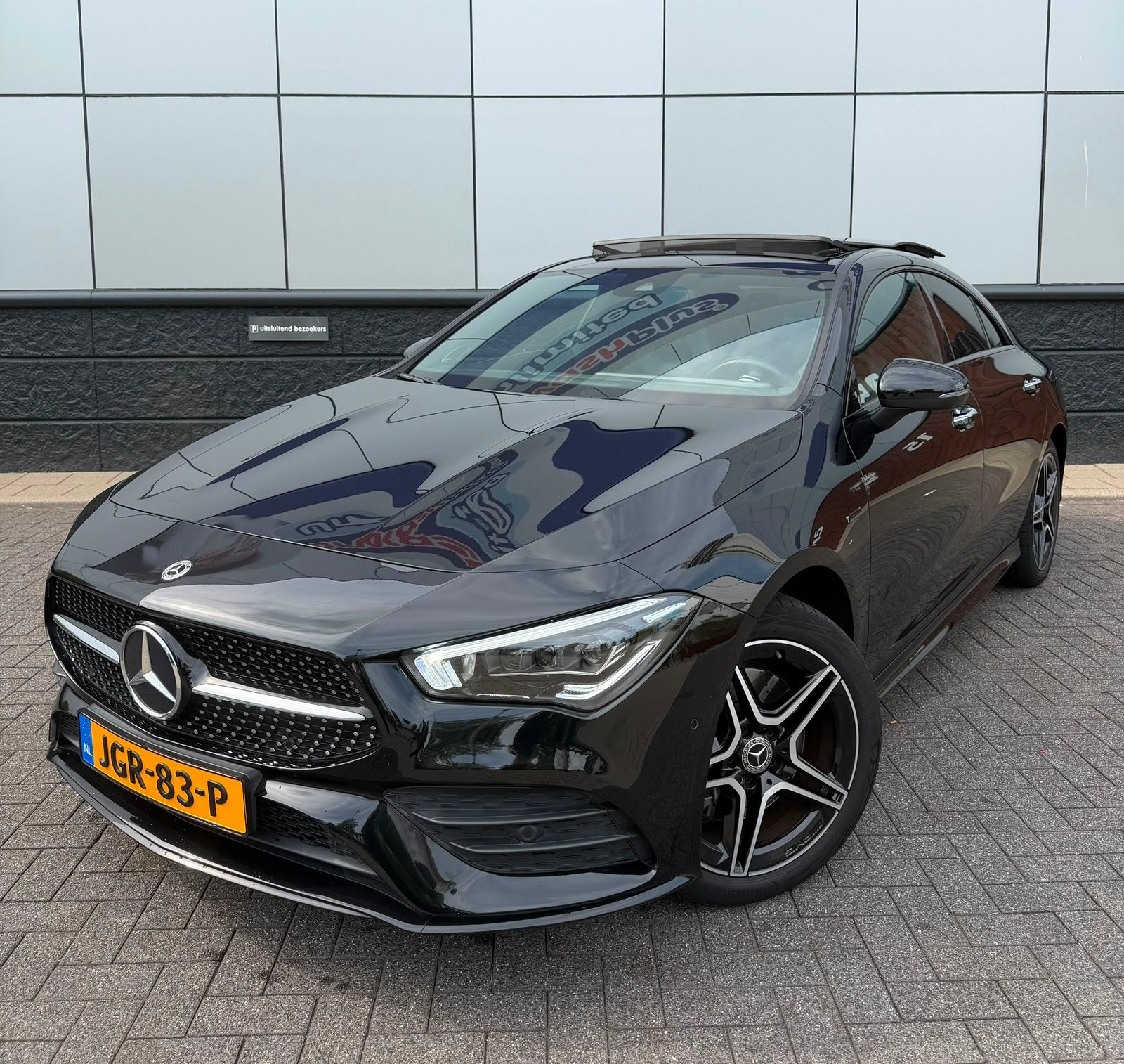Mercedes CLA250e | AMG | PANO | SFEERV. | MEMORY | NIGHT, CLA, Zwart, 4 cilinders, 160 pk