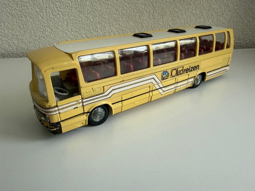Vintage Tekno Mercedes-Benz O302 OAD-Reizen bus/touringcar, Ophalen of Verzenden, Gebruikt, Bus of Vrachtwagen, Tekno