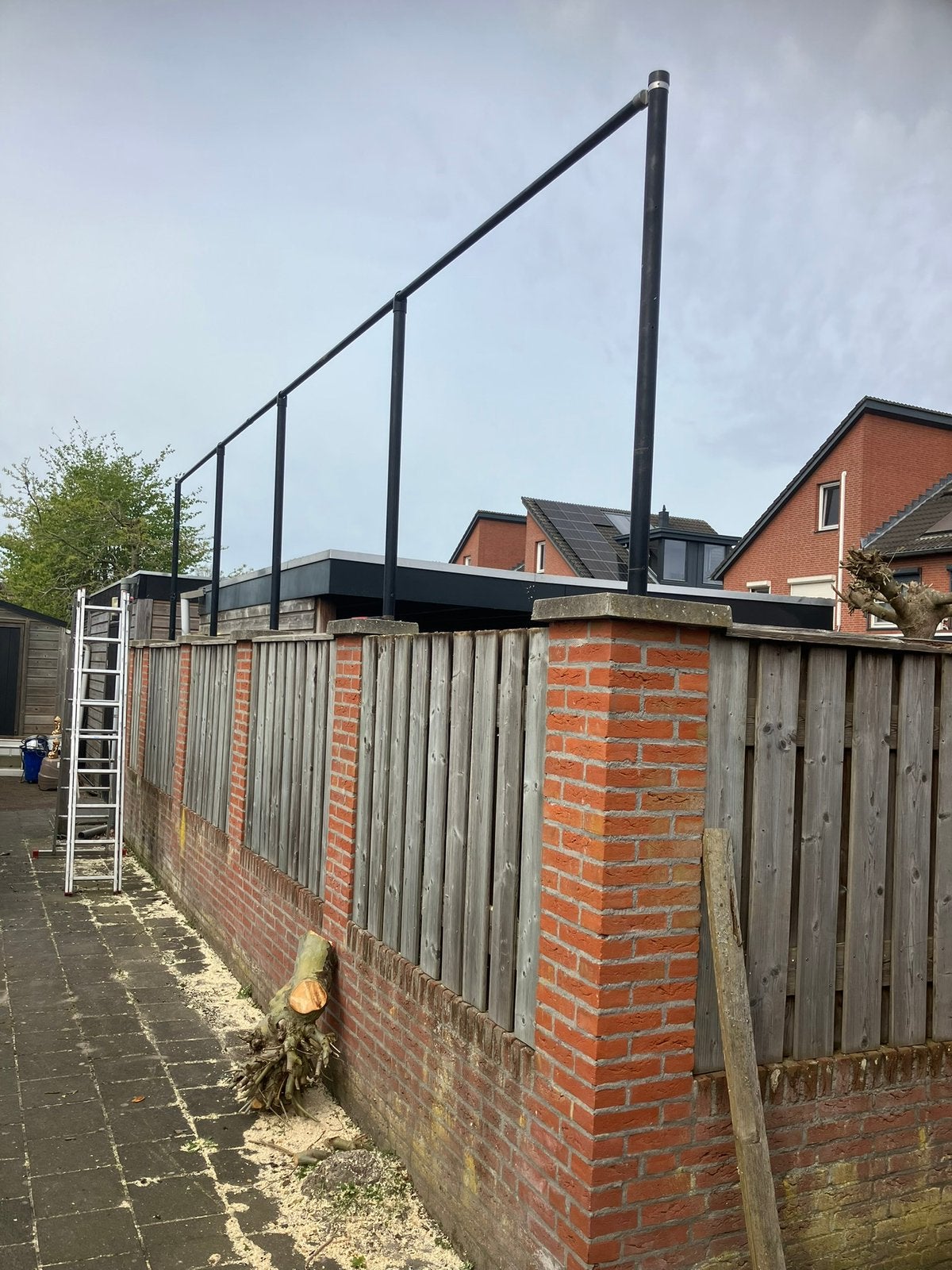 Leiboom frame, Ophalen, Zo goed als nieuw, IJzer