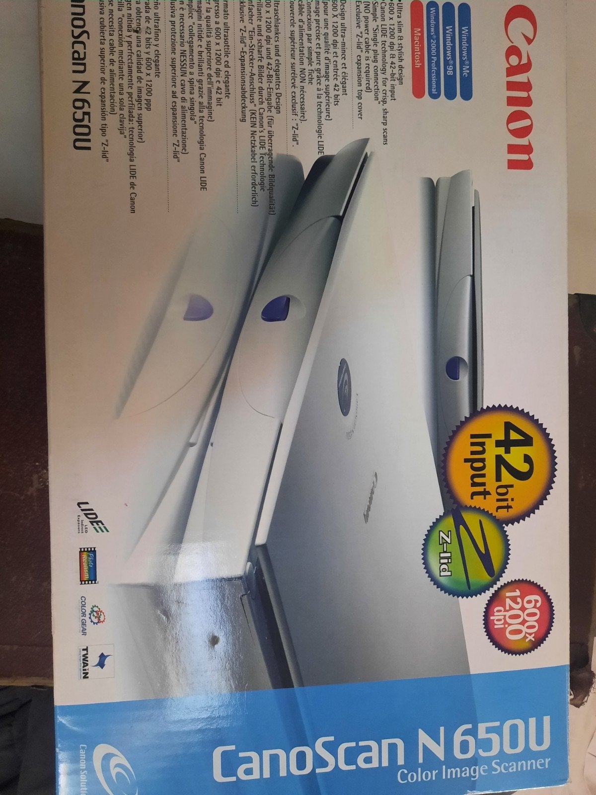Canon CanoScan N650U kleurenscanner - Compact en stijlvol, Computers en Software, Scanners, Ophalen, Canon, Flatbedscanner, MacOS