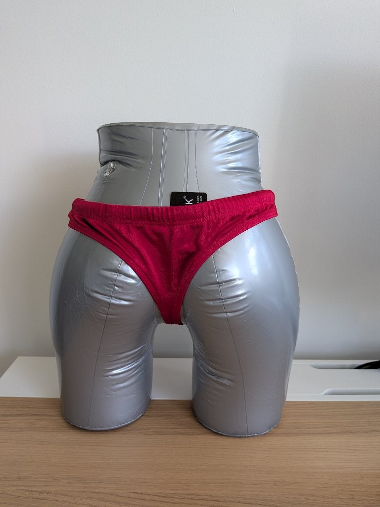 Zwemstring heren, Kleding | Heren, Maat 52/54 (L), Verzenden, Jaxfstk, Rood