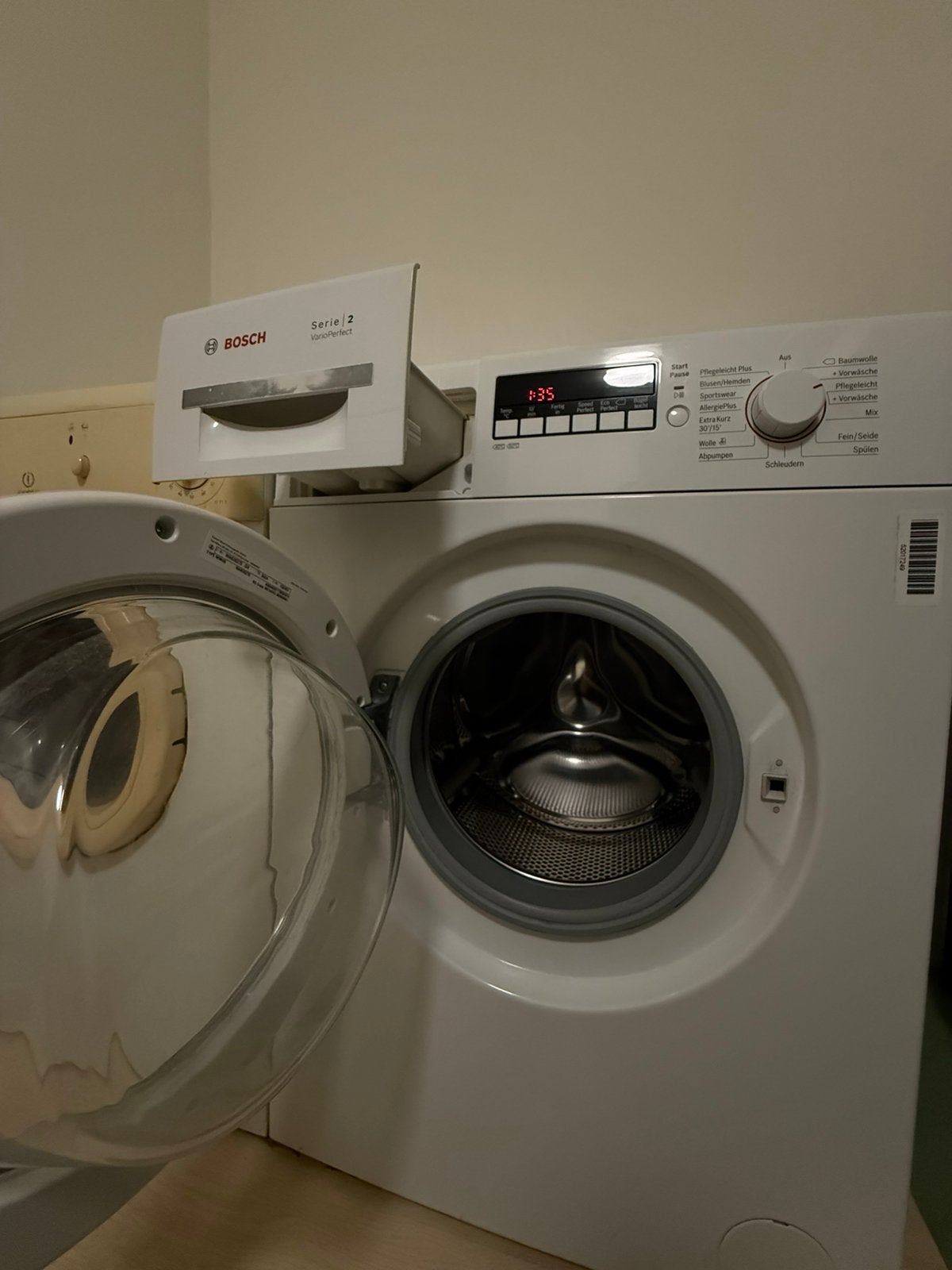 Bosch Serie 2 VarioPerfect wasmachine – 6 kg – 1400 toe, Witgoed en Apparatuur, Ophalen, Minder dan 85 cm, Zo goed als nieuw, 1200 tot 1600 toeren
