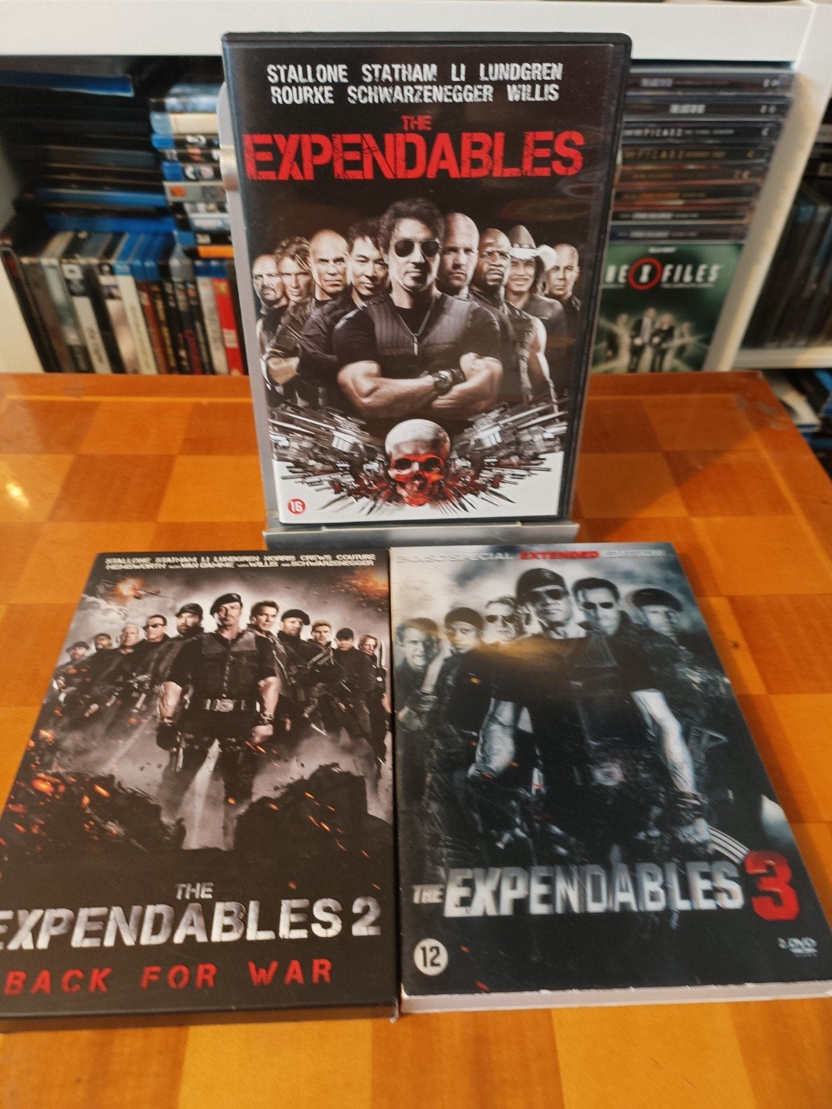 The Expendables Trilogie Dvd NL ZG Sylvester Stallone, Engels, Vanaf 16 jaar, Actie, Ophalen of Verzenden
