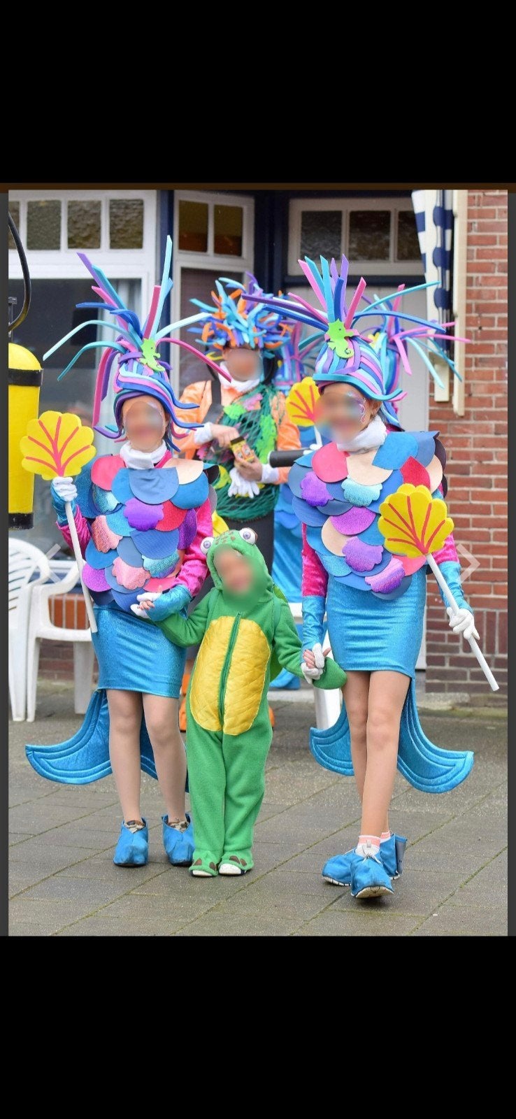 Carnavalskleding Zeemeermin/Kikker - Diverse Maten, Ophalen of Verzenden