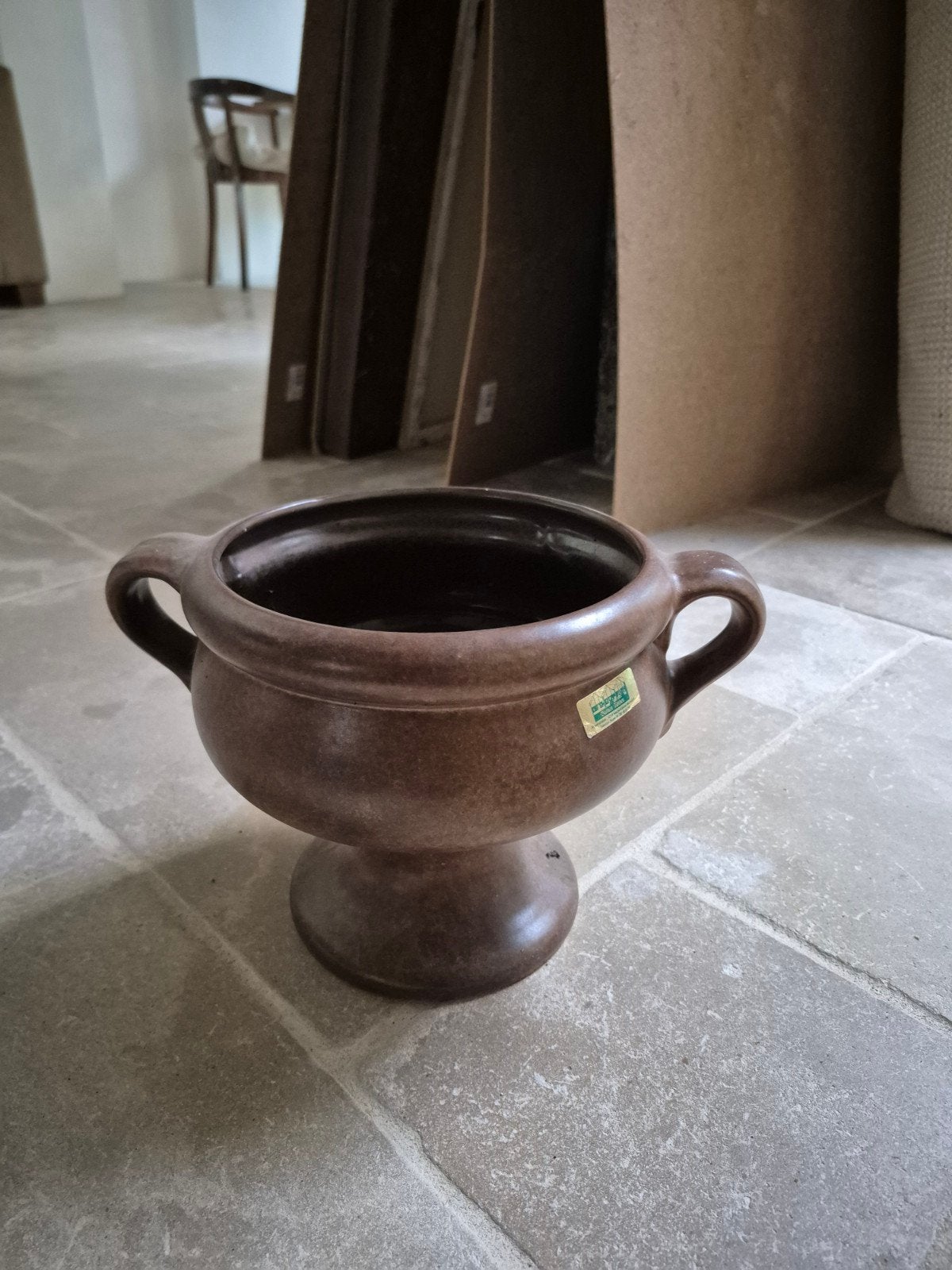 West gernany vaas groot bruin, Antiek en Kunst, Antiek | Koper en Brons, Ophalen of Verzenden