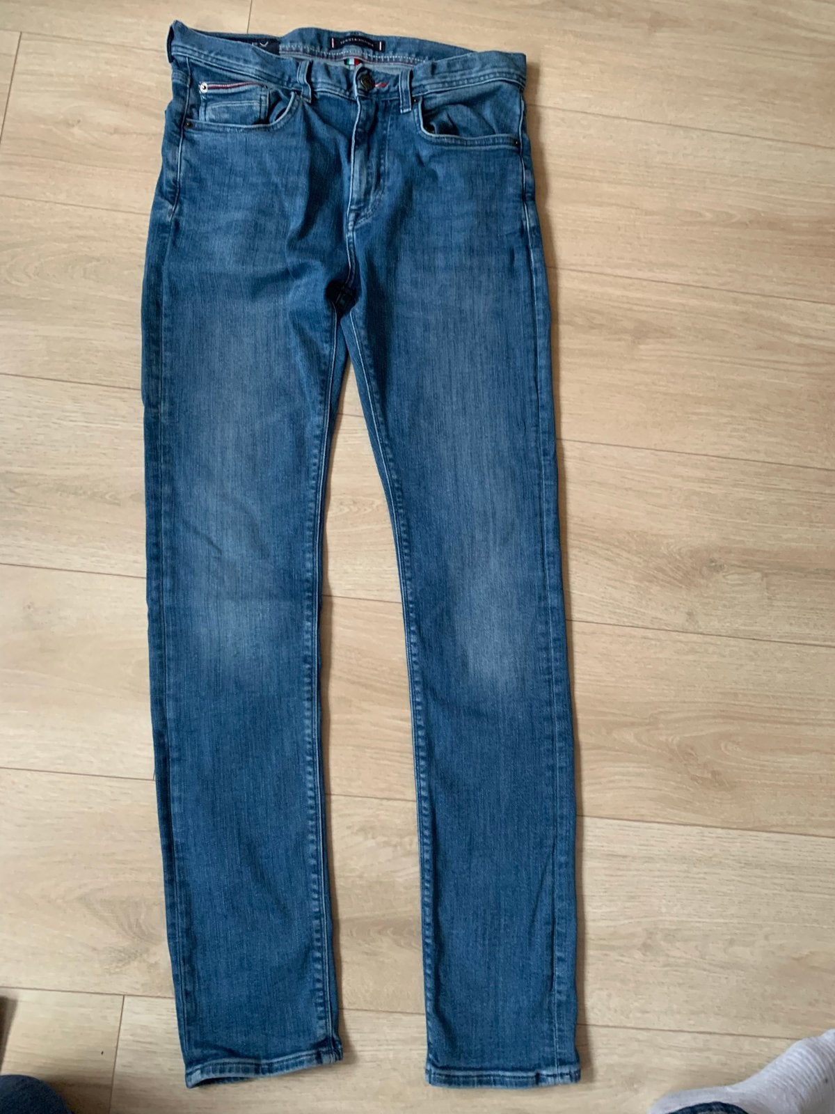 Tommy Hilfiger spijkerbroek - Slim fit - Maat 32/32, Ophalen of Verzenden, Gedragen, Blauw, W32 (confectie 46) of kleiner
