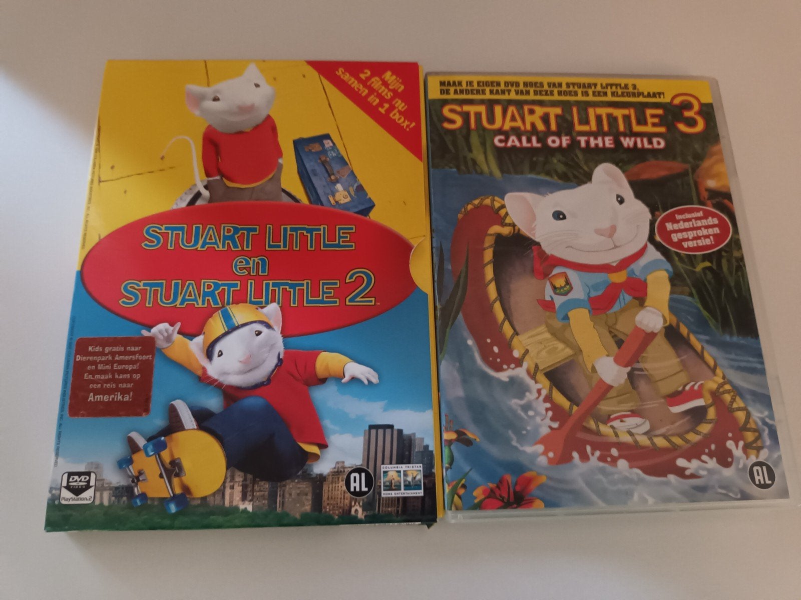 Dvd Stuart Little 1-3, Alle leeftijden, Ophalen of Verzenden, Zo goed als nieuw, Amerikaans