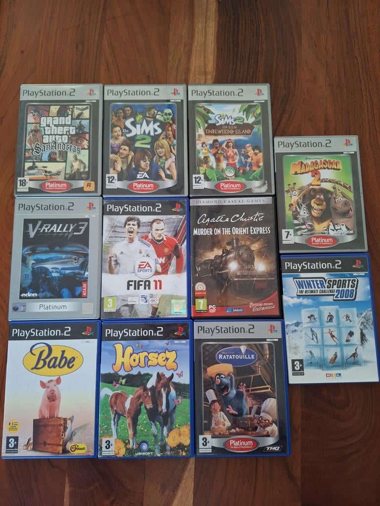 PlayStation 2 Games - Diverse Collectie, Spelcomputers en Games, Games | Sony PlayStation 2, Gebruikt, Overige genres, 1 speler