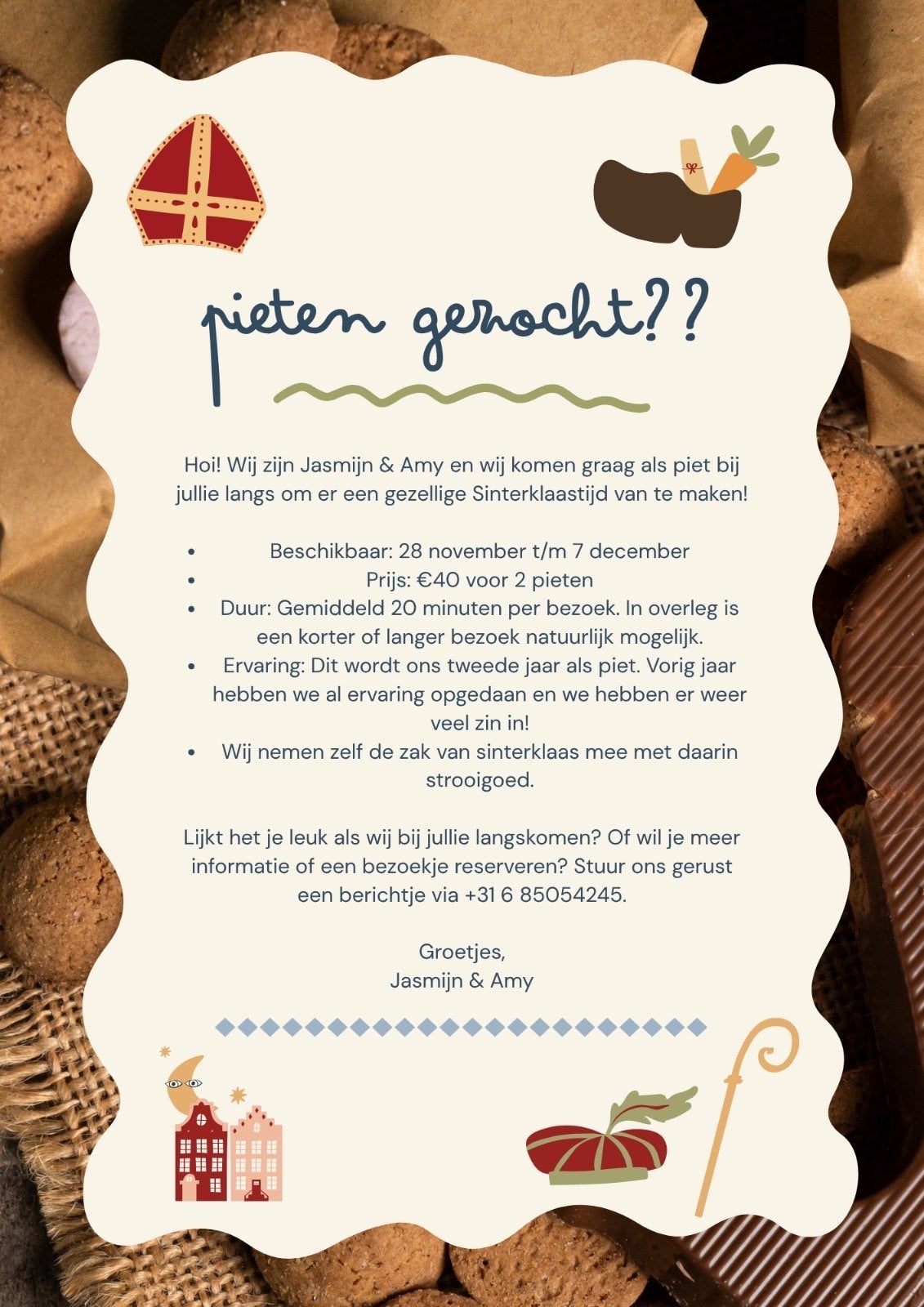 Pieten gezocht in de omgeving nieuwegein?, Diversen, Ophalen of Verzenden