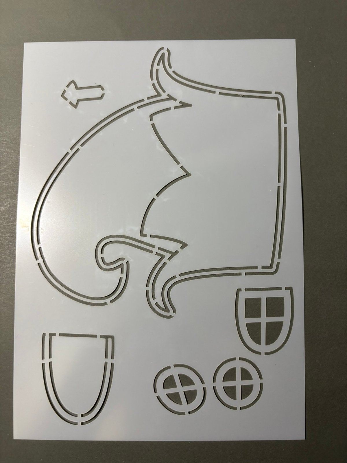 stencil / tekenmal 109, Ophalen of Verzenden, Zo goed als nieuw, Overige thema's, Pons of Mal