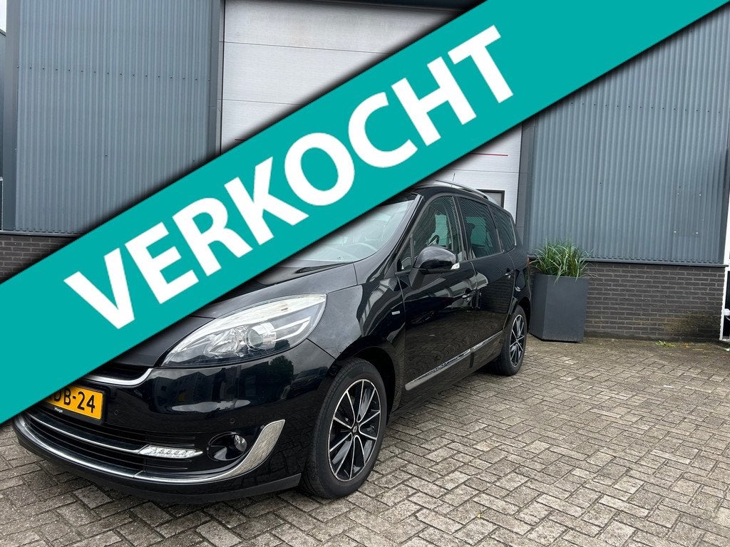 Renault Grand Scénic 1.2 TCe Bose 7p., Auto's, Renault, Voorwielaandrijving, Gebruikt, 4 cilinders, Zwart