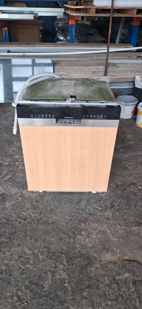 Siemens SN53HS01AE half geïntegreerde vaatwasser, Ophalen, Gebruikt, Minder dan 85 cm, Inbouw