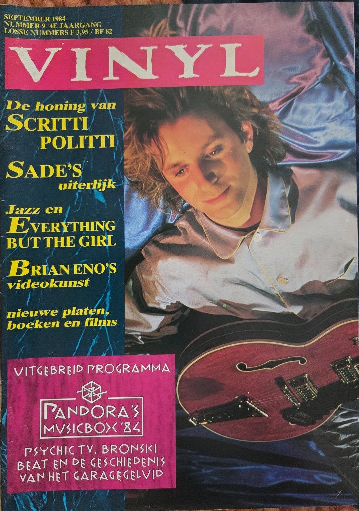 VINYL 09-1984 EBTG Sade Eno Pandora Music Box, Boeken, Ophalen of Verzenden, Zo goed als nieuw, Muziek, Film of Tv
