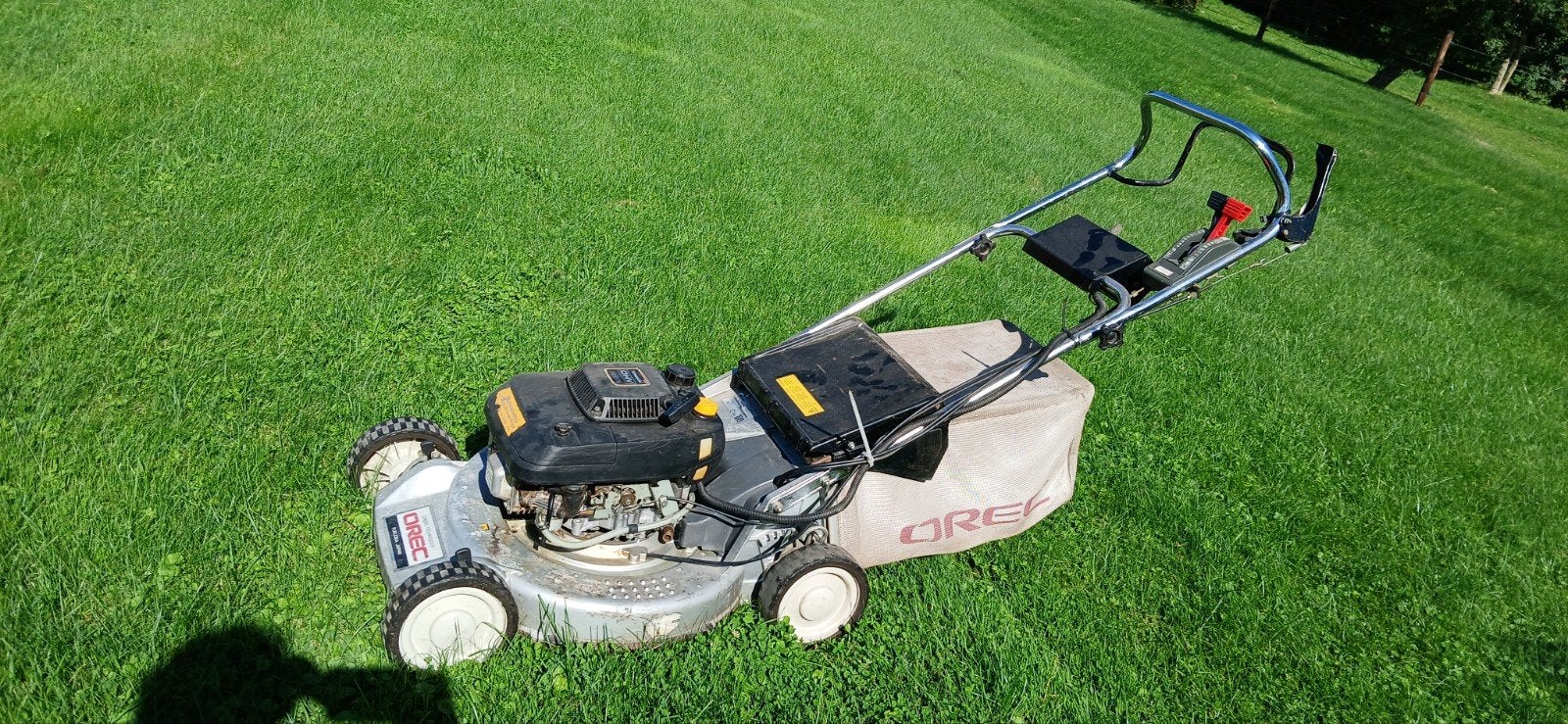 motor maaier OREC 53 cm, Ophalen, Cirkelmaaier, Versnellingen, Benzine-grasmaaier