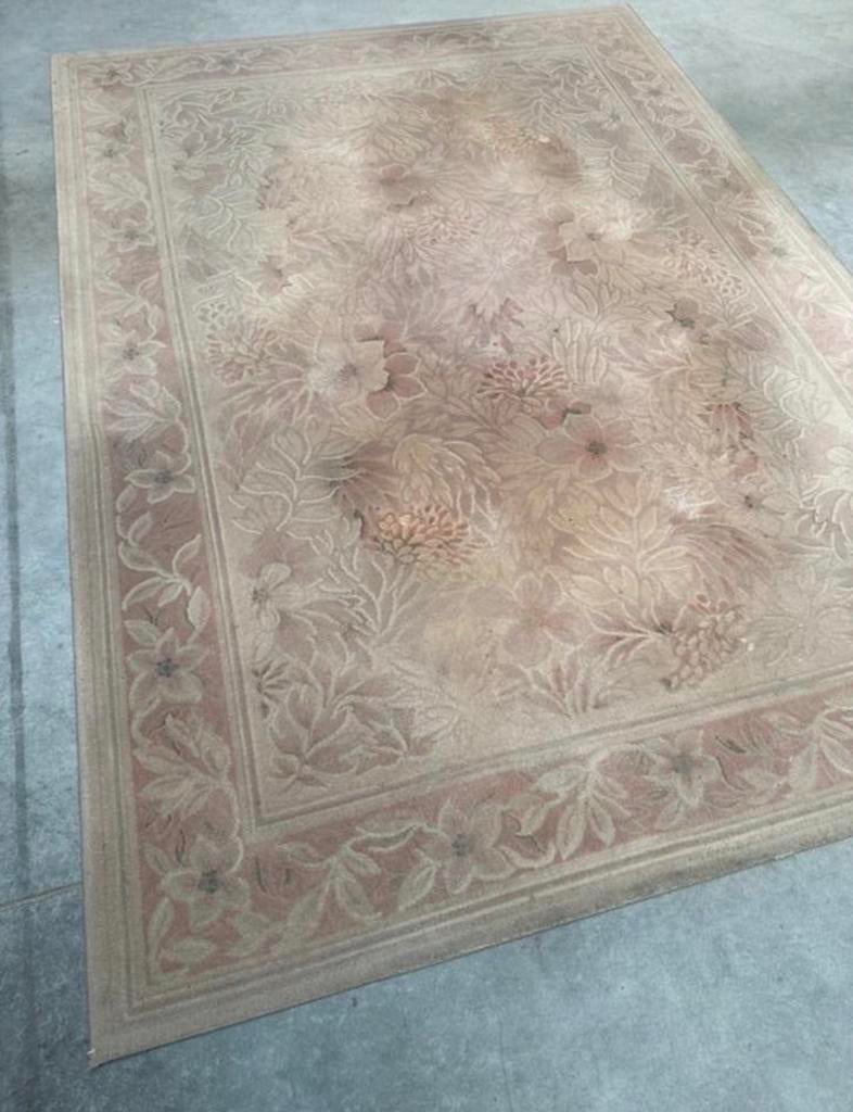 Vintage tapijt 170cm x 240cm scheerwol orient oosterse wol, Gebruikt, Beige, 150 tot 200 cm, 200 cm of meer