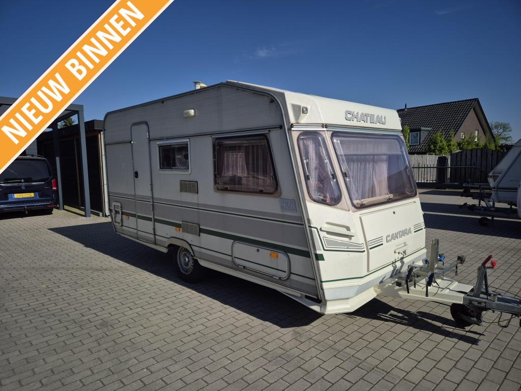 Chateau Cantara 430 + Voortent + Fietsendrager, Caravans en Kamperen, Caravans, Overige typen, Chateau, Schokbreker, Bedrijf