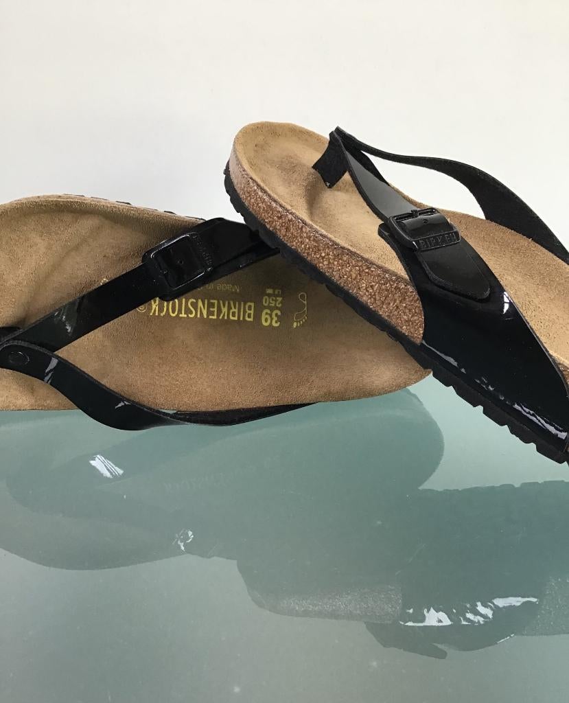 Birkenstock 39 zwarte slippers | Nieuw! | Gratis verzenden, Slippers, Verzenden, Zwart, Nieuw